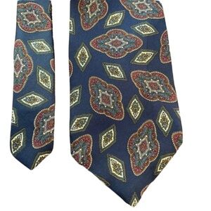 Oscar de la Renta vintage men's 100% silk necktie
